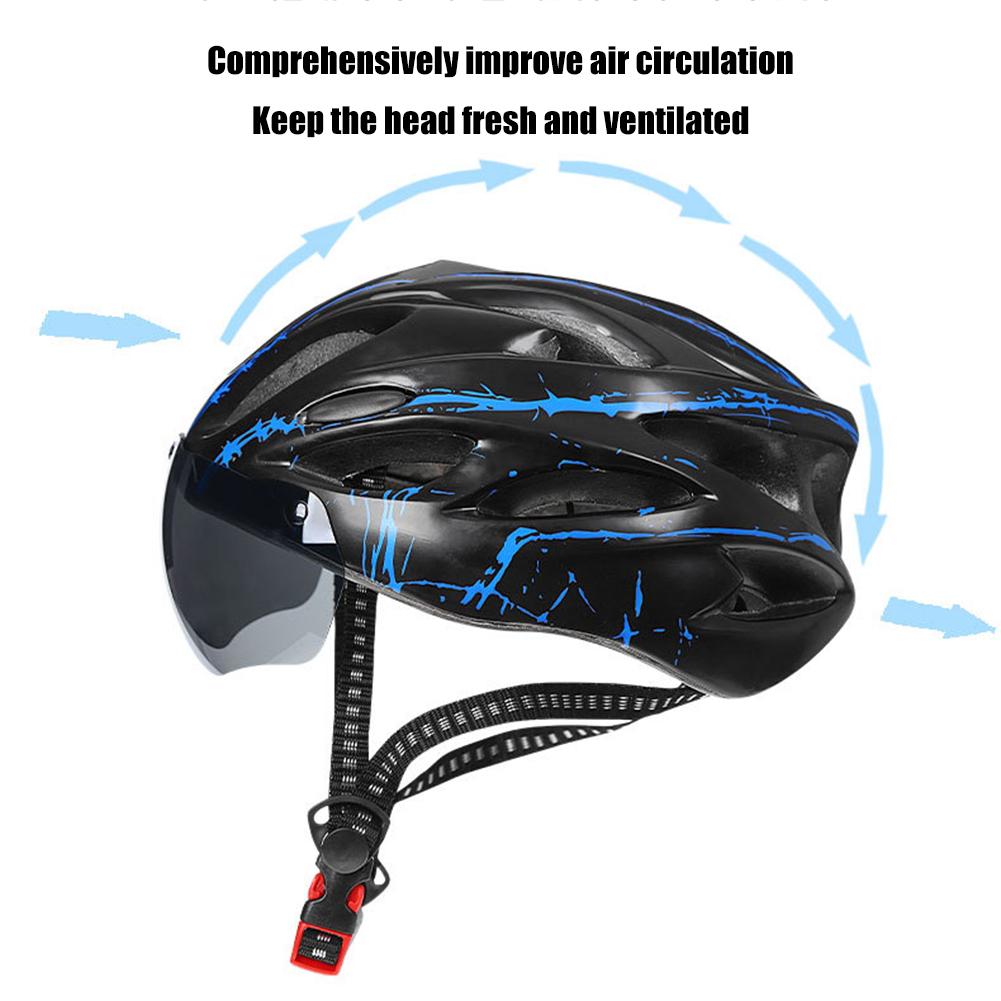 Bike Helmet Anti-collision Sport Cycling Helmet with Taillight Portable Lightweight Ultralight Adjustable for Skateboard Scooter