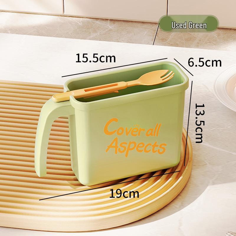 Portable Instant Noodle Bowl - No-Wash, Easy Storage, Multifunction Cooker for Students & Dorms