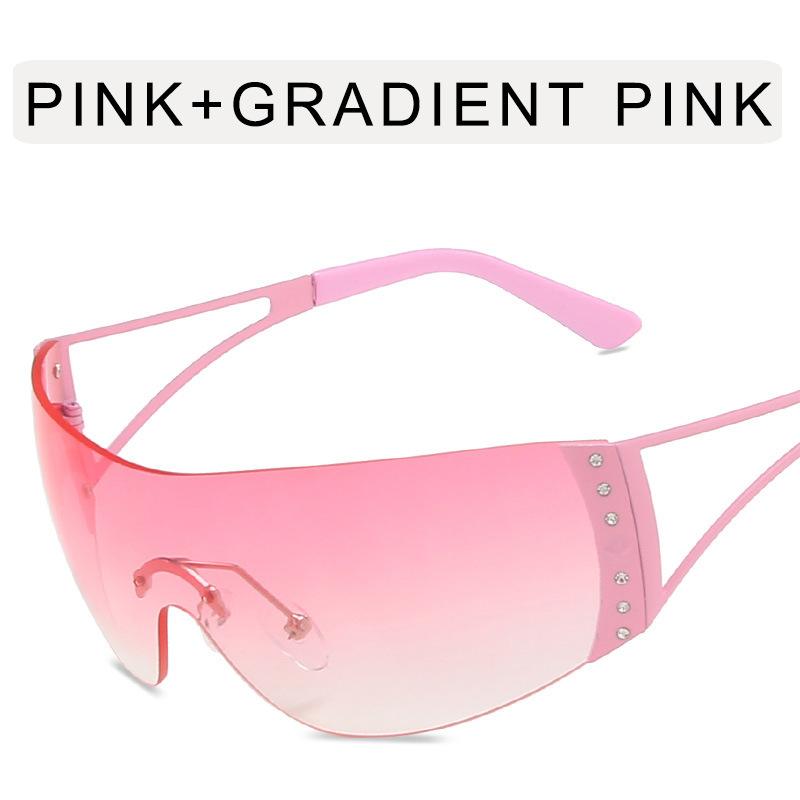 Future Technology Style Sunglasses Women Punk Y2K Hip Hop UV Protection Sun glasses Women Stage Performance Female Sunglass