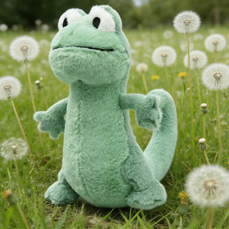 26Cm New Green Lizard Tom Plush Toys Anime Film Merchandise Character Roles Exquisite Animal Figurines Birthday Gifts For Friend