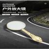 1Pc MG18155-1 Gold Metal 45mm Magnifying Glass Handheld Magnifying Glass