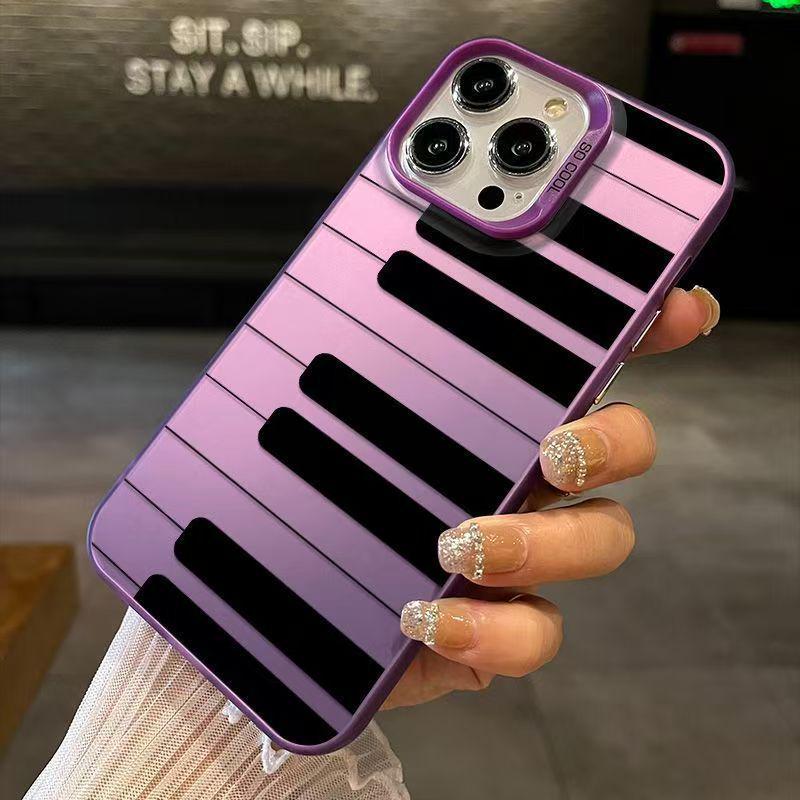 Black & White Piano Apple iPhone 15 Pro Case - Premium Design Compatibility for 14, 16, & 17 Air.