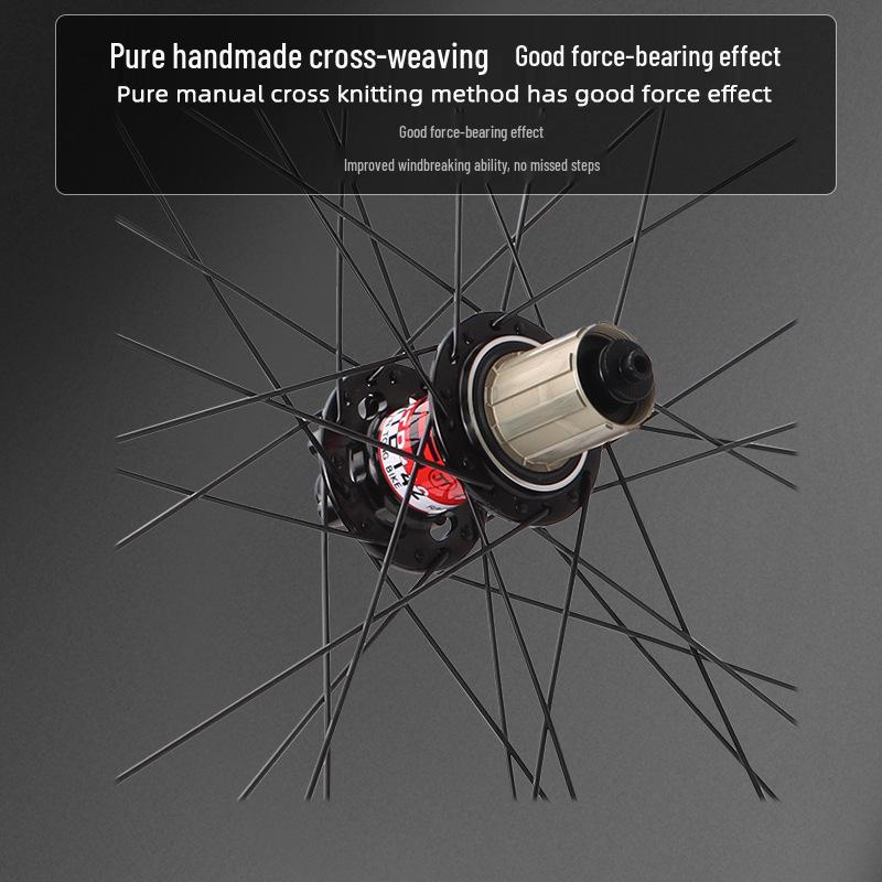 Mountain Bike Wheelset: 26/27.5/29 Inch, Front & Rear Quick Release, Disc Brake Compatible