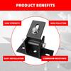 2er-Pack Verstellbare Solarpanel-Neigungsmontagehalterung Basis, Neigungswinkel 10-60 Flachdachmontagehalter, Wohnmobil-Solarpanel-Halterungen Klemme