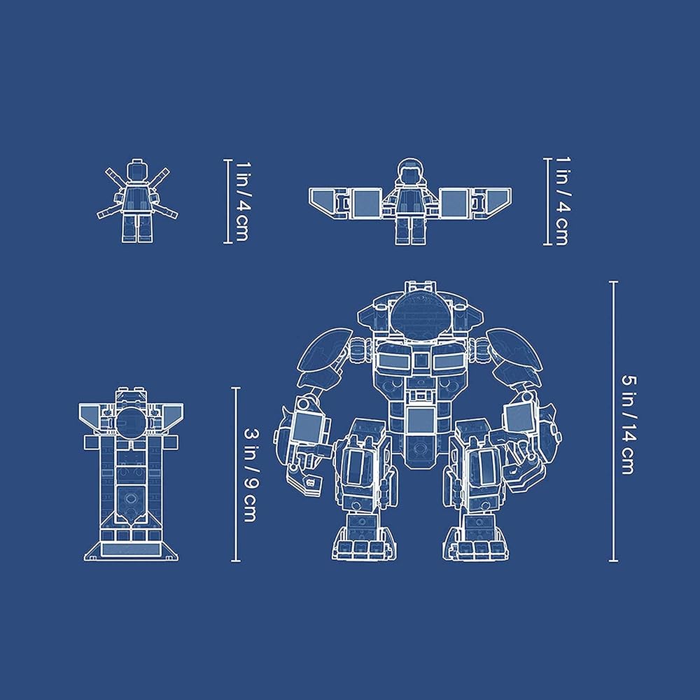 LEGO Super Heroes Hulkbuster Smash-Up Building Set 76104 with Action Figures and Accessories