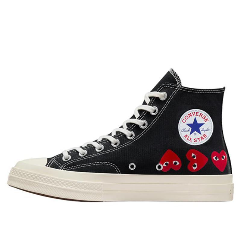 

Новые Chuck 70 Comme Des Garçons Play X Converse High Multi Heart Black A08147C 36.5