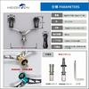 HEIGHTEN Spinning Reel Handle Gourd Series Carbon Knob 80mm Gunmetal HT19205