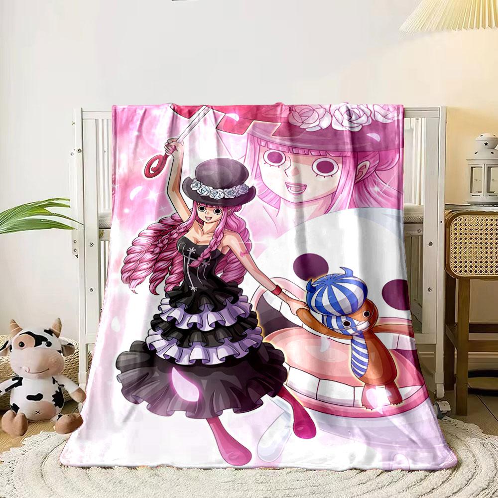 A gothic style with layered black and white dress, pink hair, and roses. for all seasons blanket lunch break throw gift 80cm x 120cm