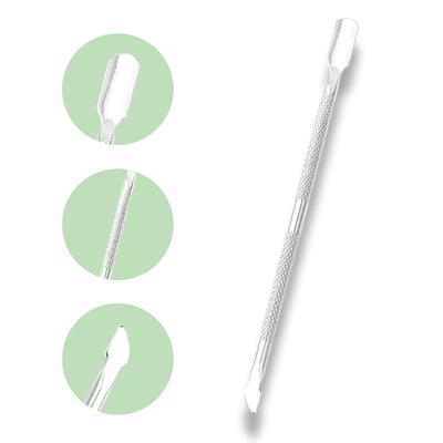 Double Head Cuticle Pusher Nail Cleaner Gouges Spoon Manicure Pedicure Tools