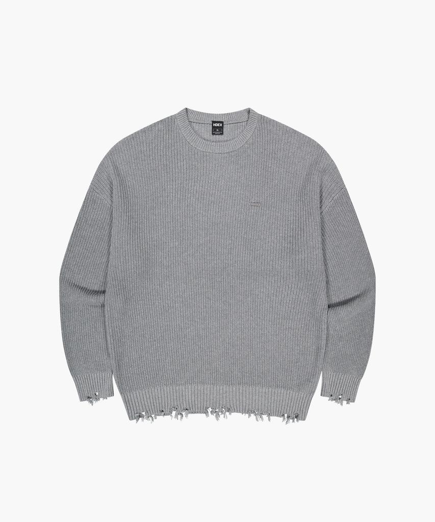 HDEX Damaged Pullover Knit (Gray)