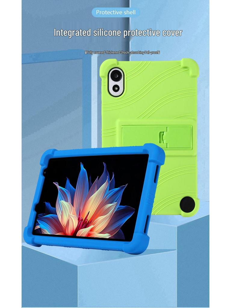 TechLife Pad Lite 8 İnç Sıvı Silikon Düşmeye Karşı Korumalı Standlı Kılıf