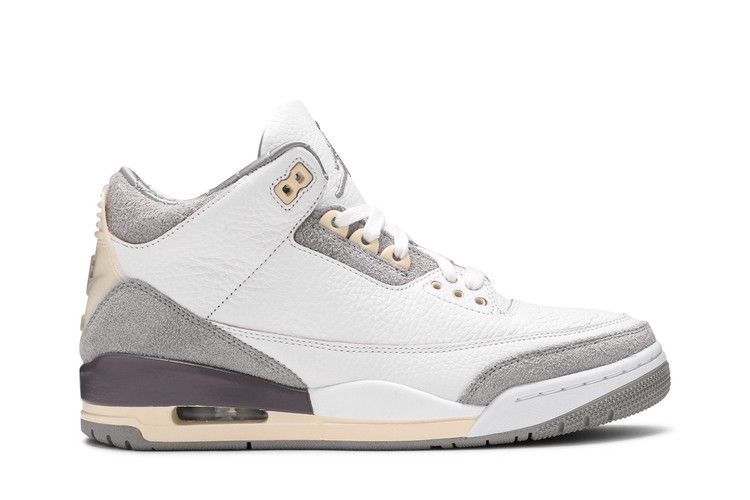 Damskie Trampki Jordan 3 Retro SP A Ma Maniére (Kobiety) Biały/Średni Szary-Fioletowy Ruda-Biały