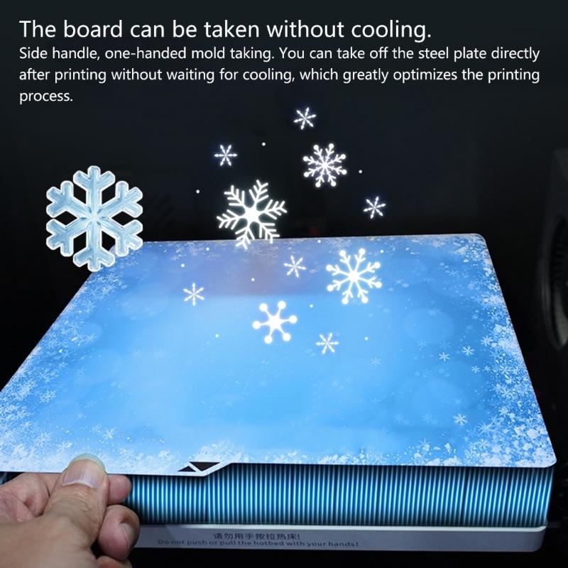 Steel Build Plate Replacement for S1 Printer Double Sided Low Energy Printing 3D Printing Build Plate Accessories
