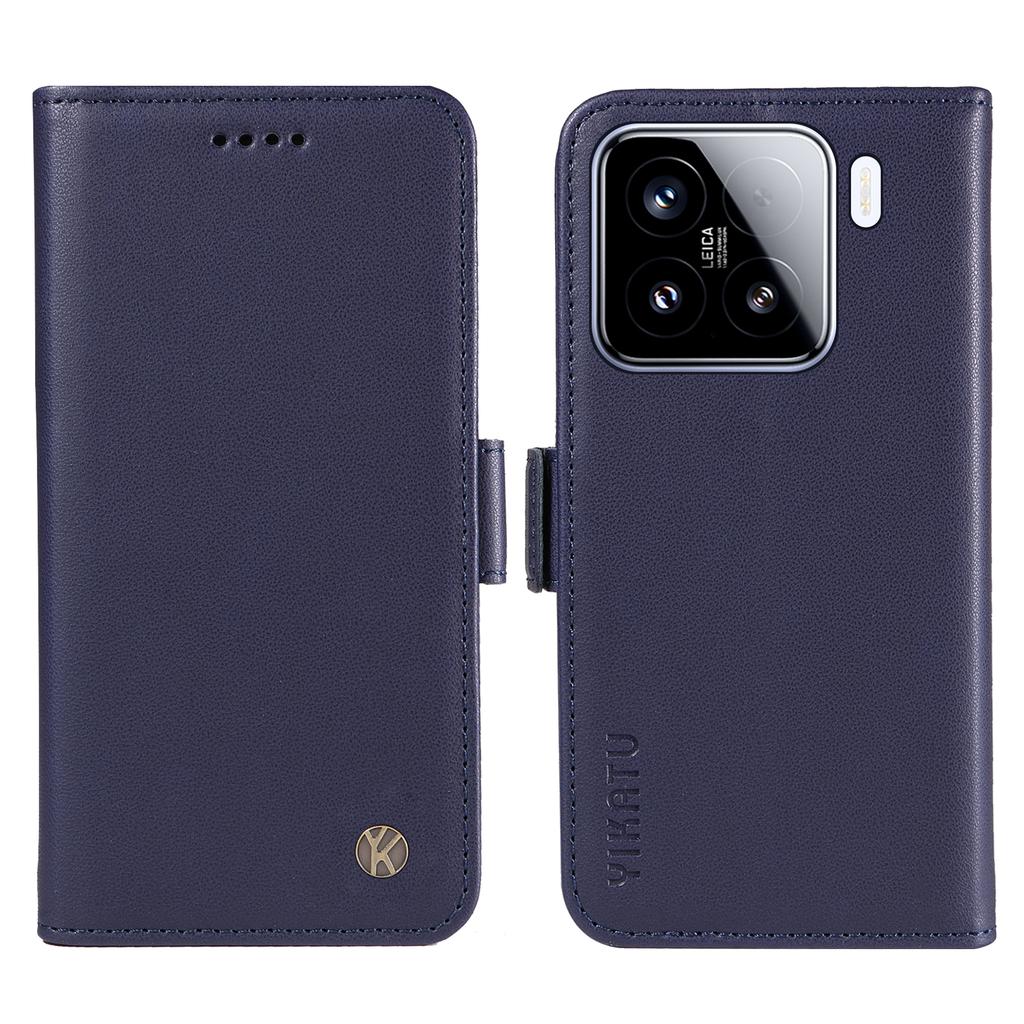 For Xiaomi 15 Wallet Phone Case YIKATU YK-003 Leather Stand Cover