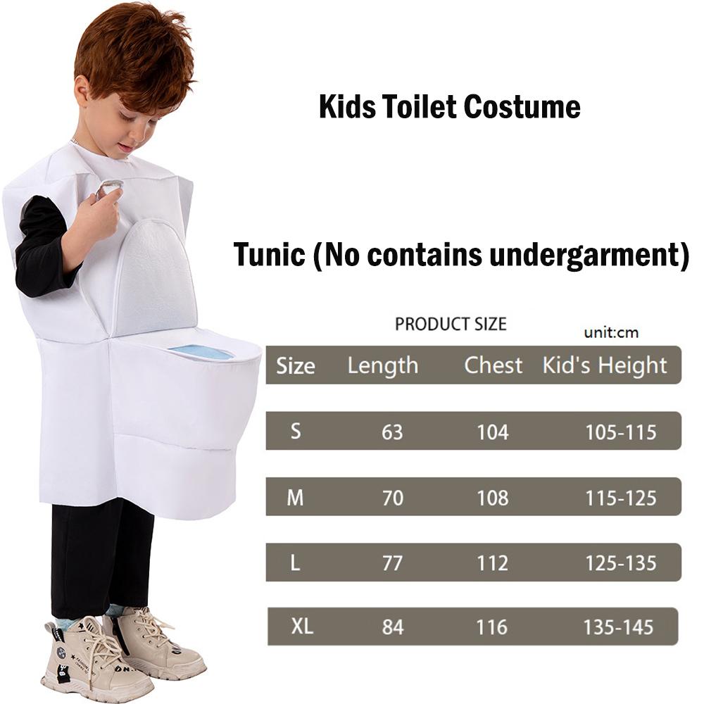 Kind TV Spreker Man Cosplay Kostuum Jumpsuit Halloween Verkleed Titan Skibidi Toilet Kostuum voor Kinderen