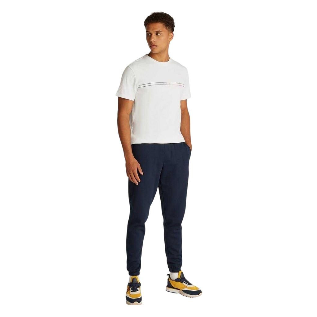 Tommy Jeans Mens Lettering Crew Neck Slim T-Shirt