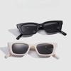 2PCS Personality Fashion Cat Eye Sunglasses Women Men Vintage Classic Black White Frame Sun Glasses Outdoor Driving Shades