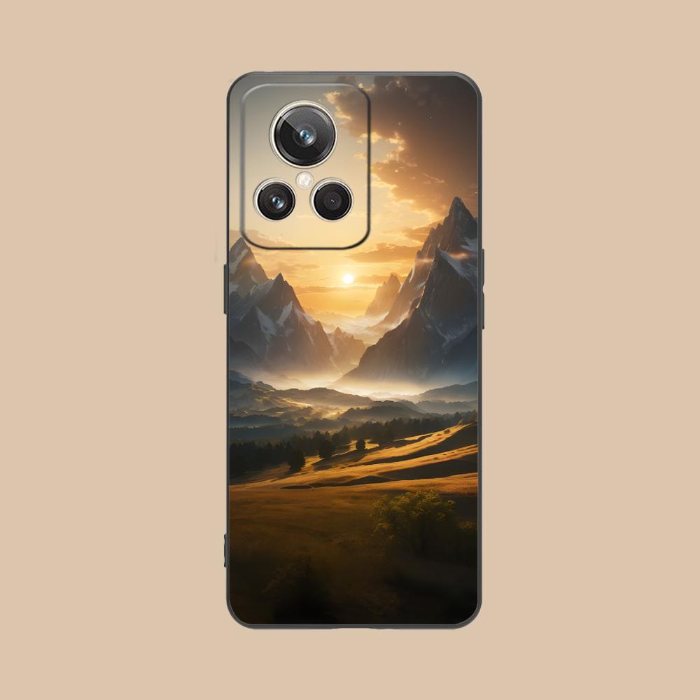 Mountain Forest Mobile Phone Case for Realme 15 14 13 12 11 10 9 Pro Plus T i Lite 5G Colorful Printing Cover Pretty Cellphones