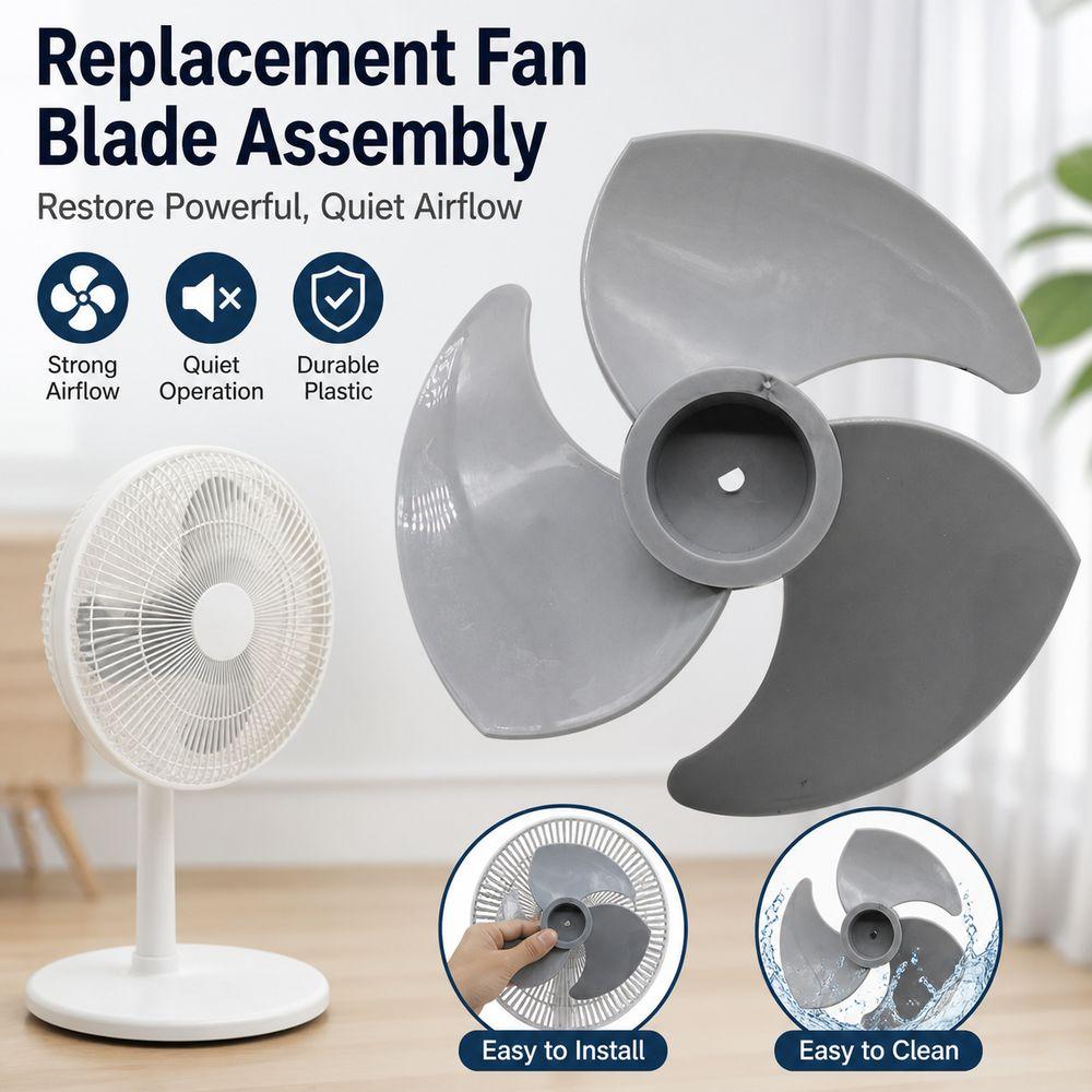 Blade Design Fan Blade Assembly Strong Air Circulator Blade New Floor Fan Accessory