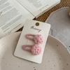 Wool Felt Cartoon Bread Slices Biscuits BB Clip Cute Bangs Side Clip Hairpin Funny Hair Clip Children's Hair Accessories