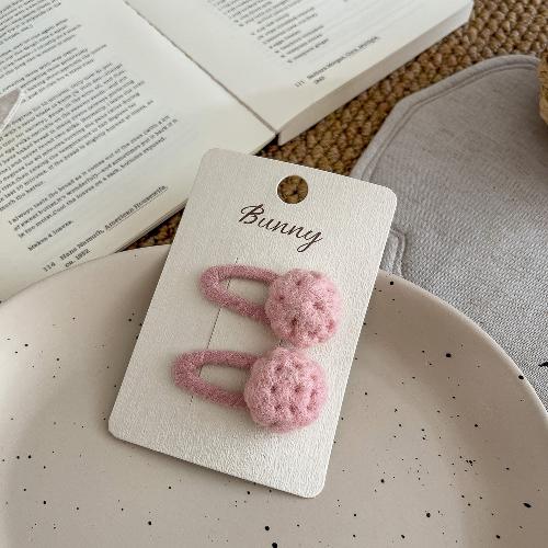Wool Felt Cartoon Bread Slices Biscuits BB Clip Cute Bangs Side Clip Hairpin Funny Hair Clip Children's Hair Accessories