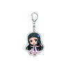 55MM Anime Sword Art Online Keychain Alice Synthesis Kirigaya Kazuto Yuuki Asuna Key Chain Acrylic Model Plate Christmas Gifts