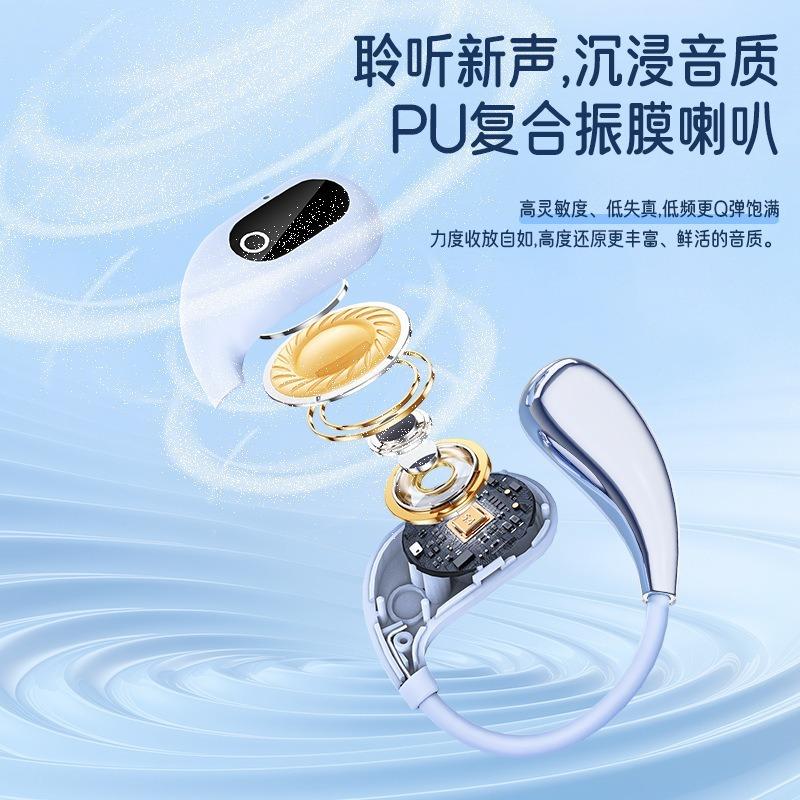 The new XG99PRO Bluetooth headset, intelligent AI translation, long battery life OWS is not in the ear, it is a hanging ear xg9 headset.