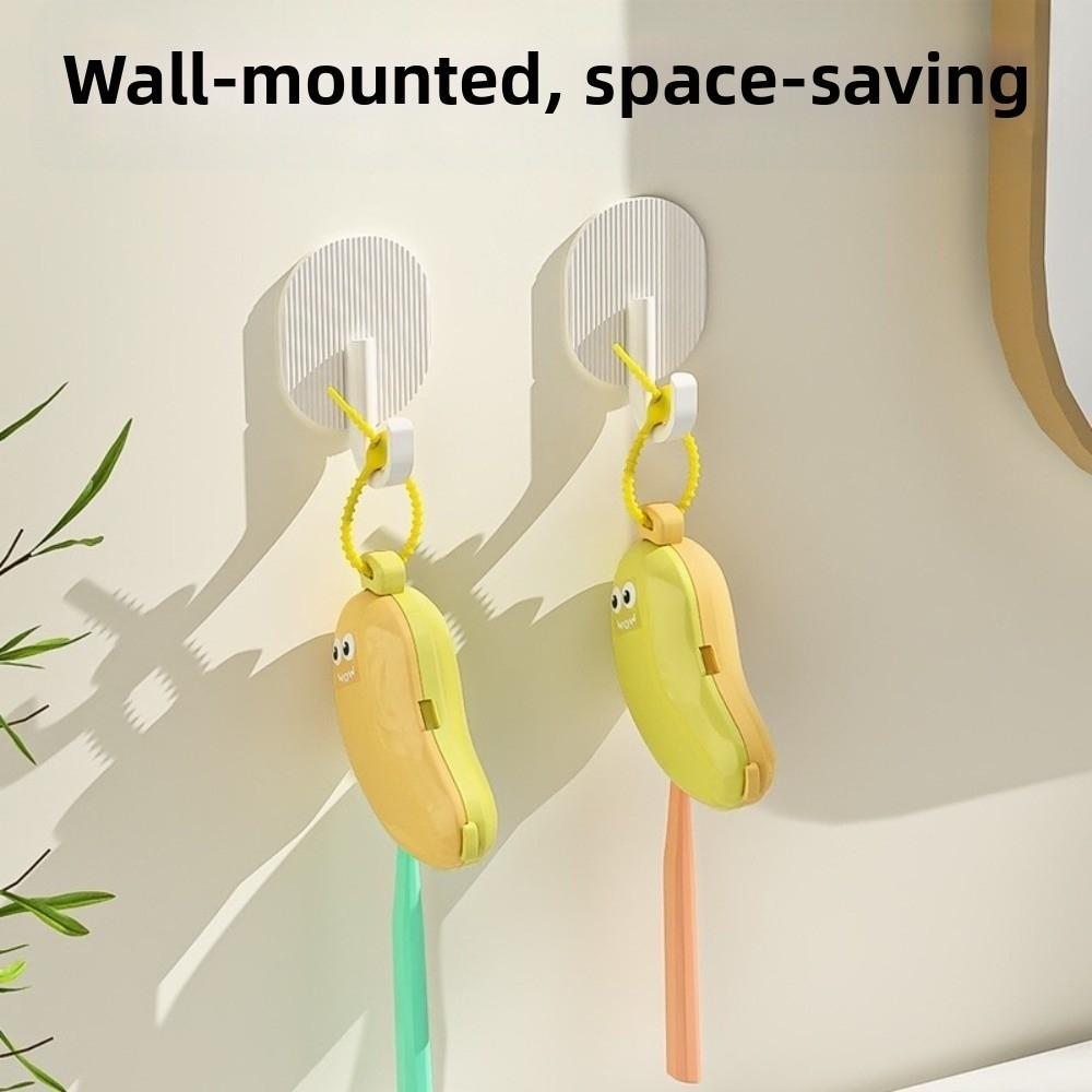 Plastic Toothbrush Case Cap Portable Toothbrush Dust Cap Cover for Bathroom Supplies