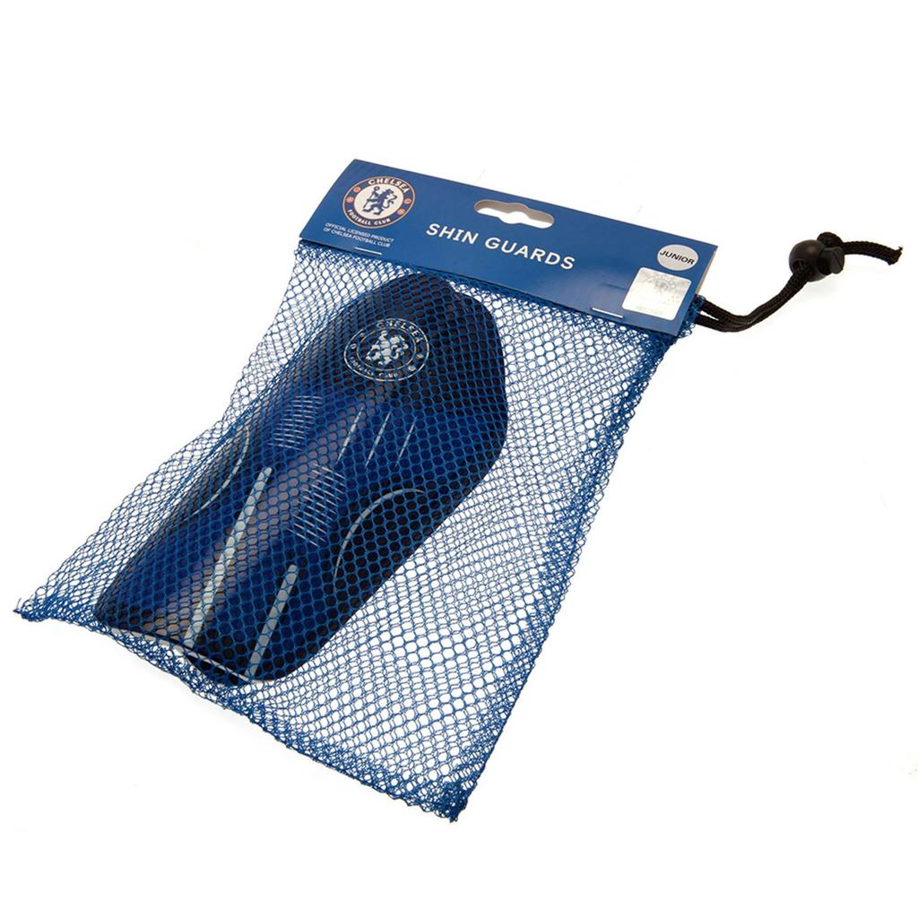 Chelsea FC Childrens/Kids Team Slip-In Shin Guards