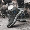 New high-top fleece cotton shoes, outdoor shoes, plus size black shoes, hiking shoes, off-road men