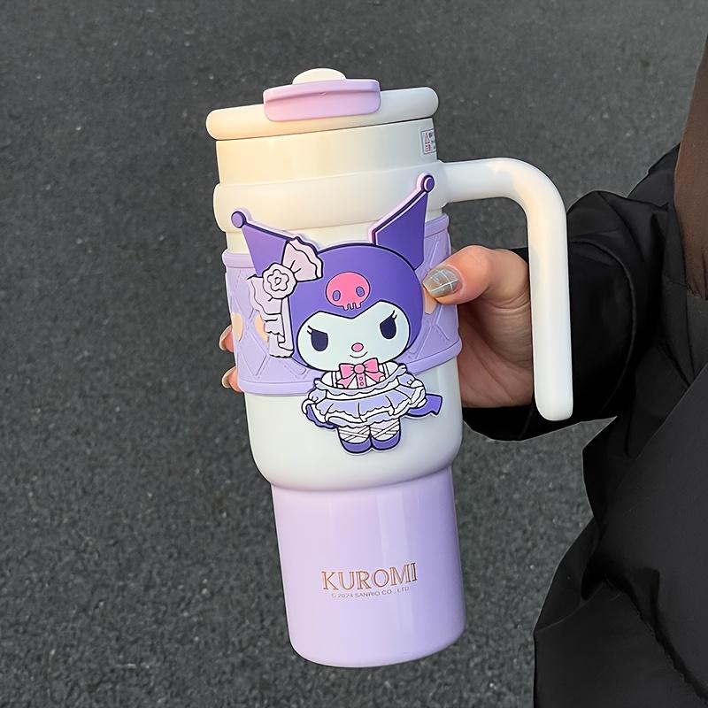 1pc Hello Kitty Stainless Steel Insulated Cup, 900ML Large Capacity Cute Water Cup, Christmas Gift, Car Cup & Portable Coffee Mu