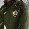Puma Manchester City Ftbl Statement FW24 Giacca da Tuta Con Logo Moda Zip Manica Lunga Giacca Sportiva Uomo Verde 777794-29