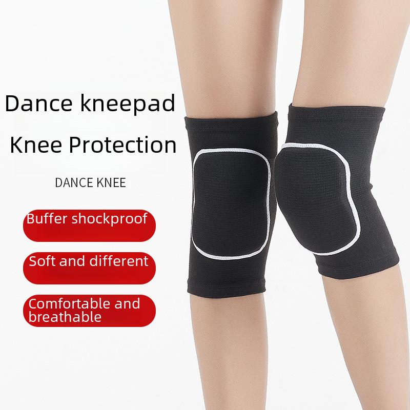 Genunchiere anti-coliziune pentru dans și sport: Spumă îngroșată pentru yoga, dans stradal și volei.