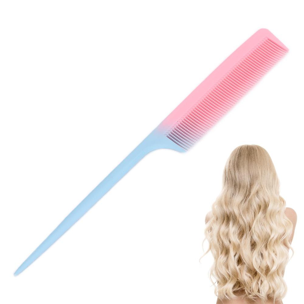 Gradient Tail Comb Professional Hairdressing Comb Home Color Work Gradient Tail Comb  Daily Use