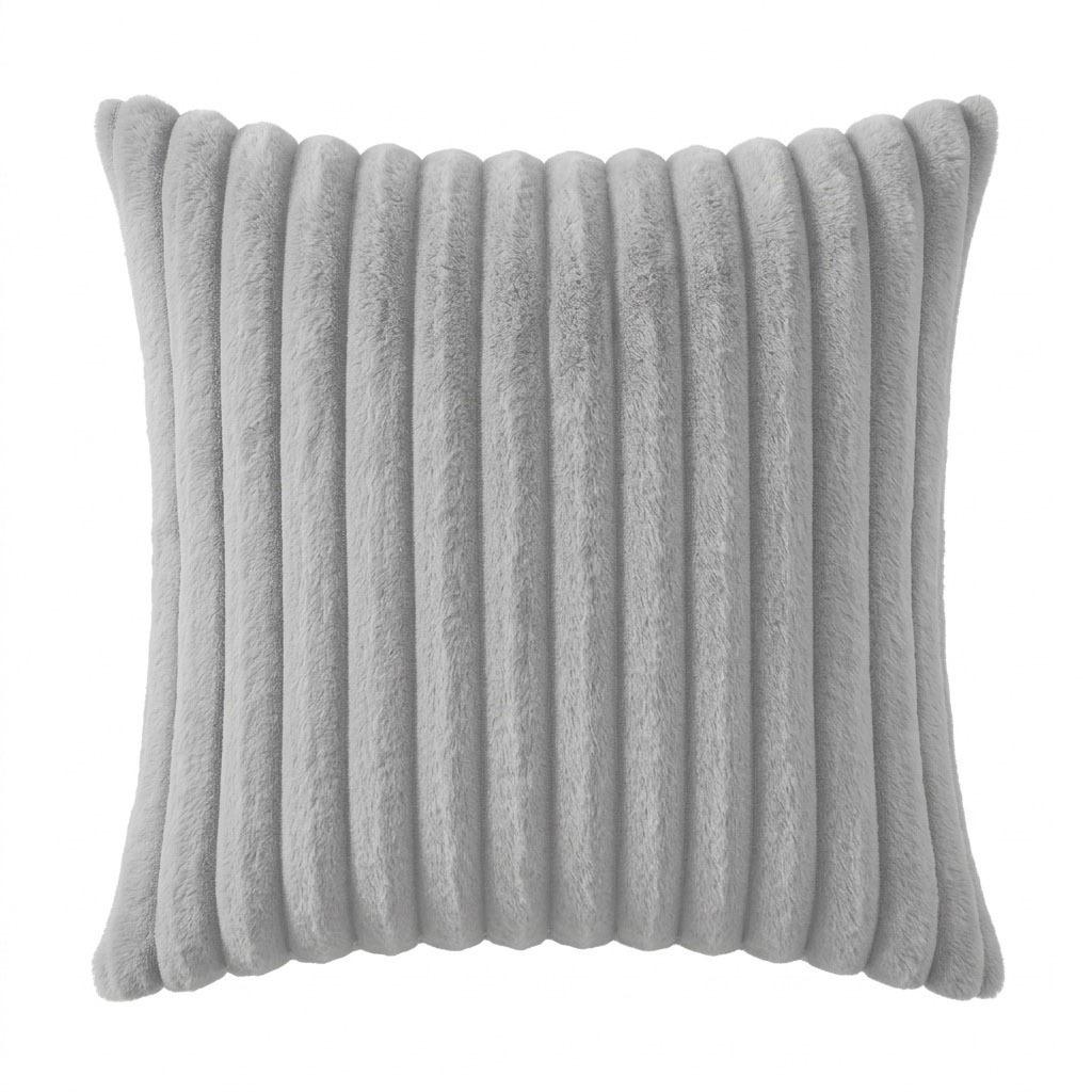 Imitation Rabbit Plush Pillowcase,Modern and Simple Home Decoration Pillowcase, Living Room Solid Color Sofa Cushion, Pillowcover