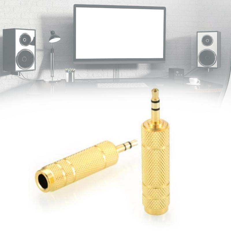 1pc/3pcs Stereo Audios Adapter 1/8 To 1/4 Audios Converters for Player Headphones and Musical Instrument Accessory