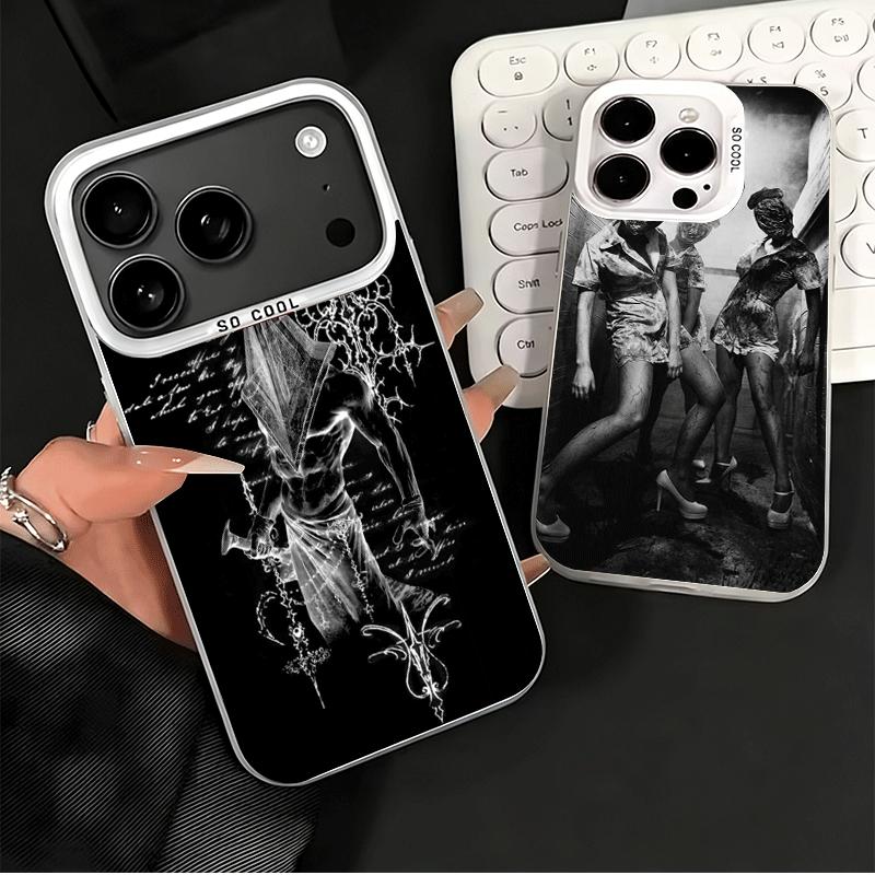 Silent Hill Horror Theme Shockproof Phone Case for iPhone 17 Air 16 16E 15 Pro Max 14 Plus 13 Mini 12 Back Cover Anti Fall Funda