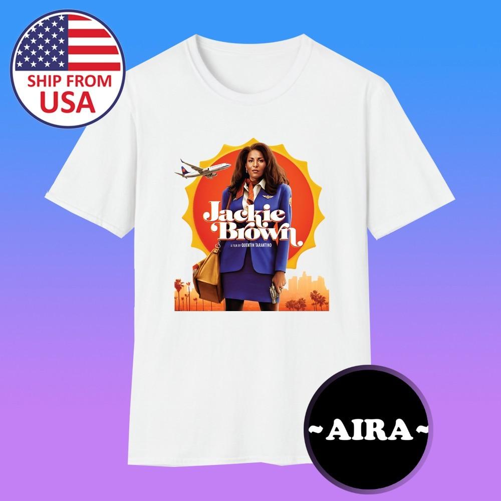 

Jackie Brown De Niro Movie Men s White Size S-5XL S