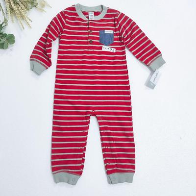 Neugeborenen Langarm Baby Strampler - Vier Jahreszeiten Knopfleiste Krabbeloutfit