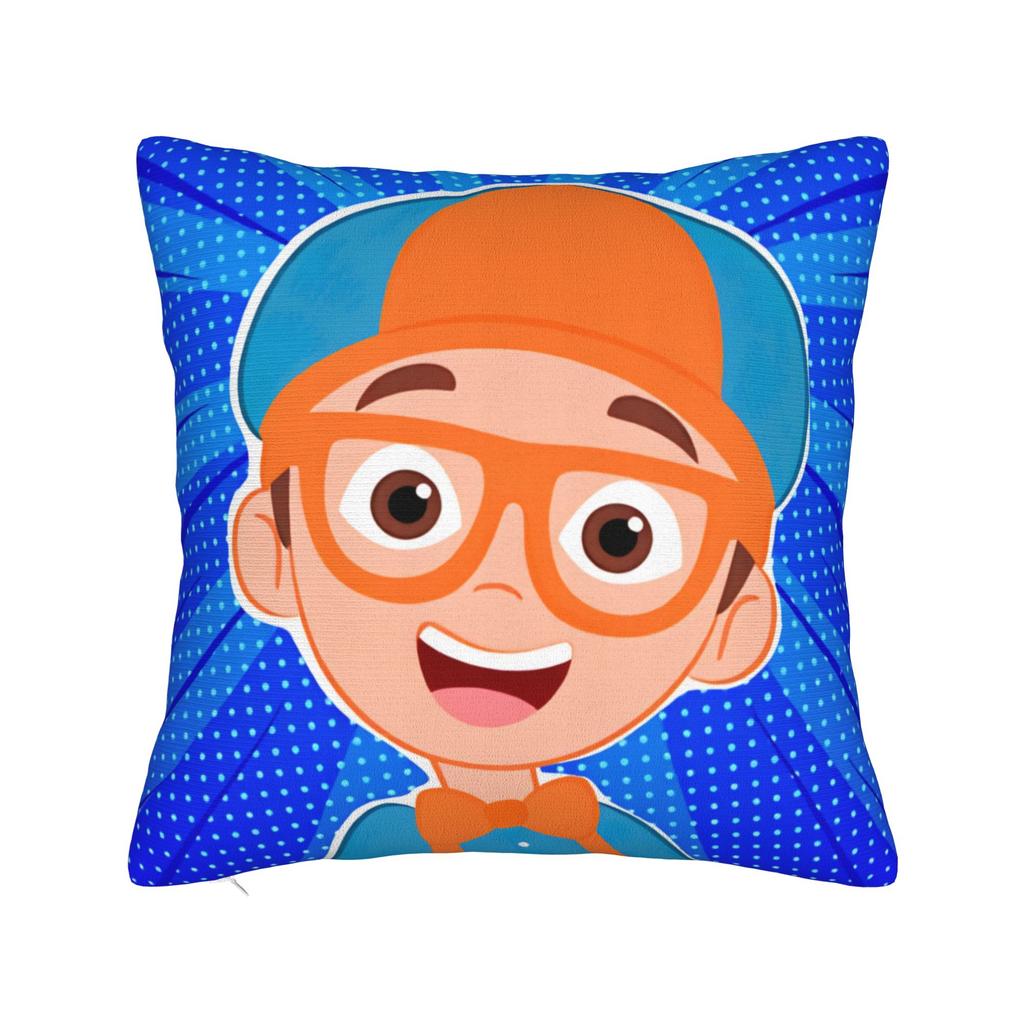 Cartoon B-Blippiing Pillow Case Custom Pillow Cover Kawaii Pillowcases For Sofa Bedroom Home Decor