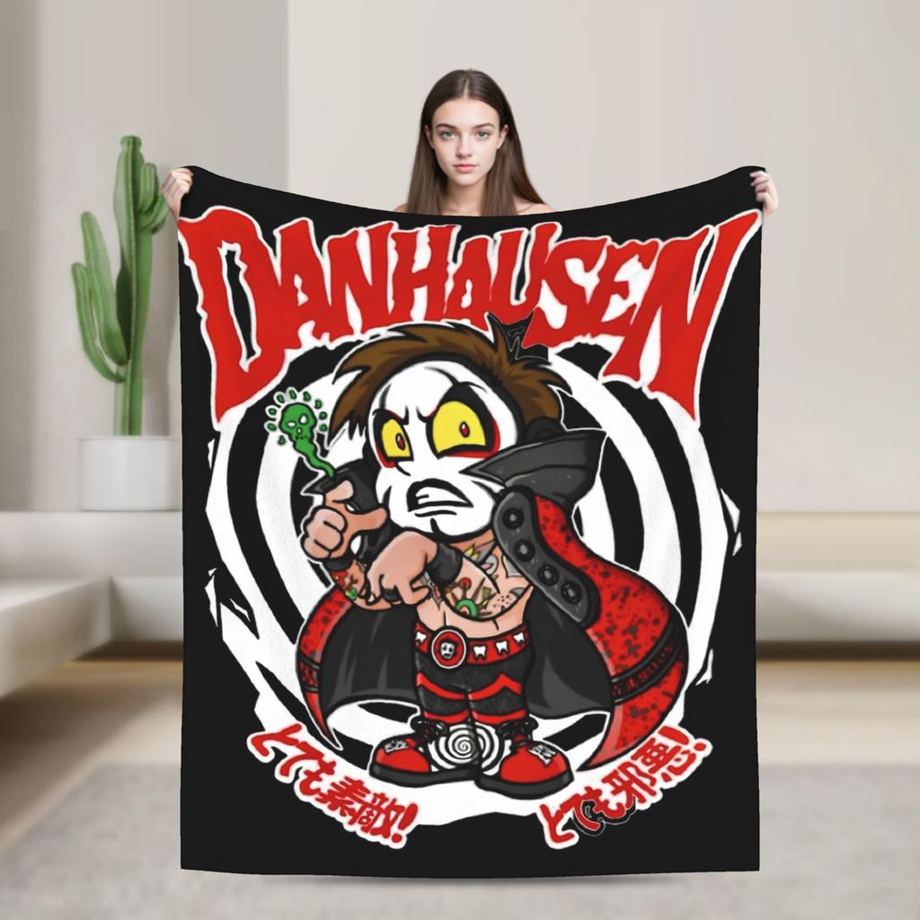 Danhausen Very Nice Very Evil Blankets Fleece Winter Multi-function Soft Throw Blanket for Bed Travel Rug Piece