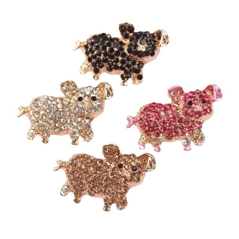 Alloy Pig Zodiac Brooch Pin For Women Fashion Jewelry Winter