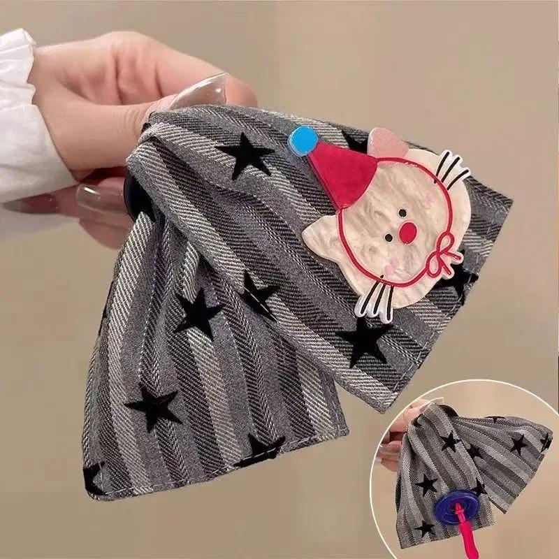 New Cute and Cute Cartoon Catnip for Women High Level Sense Back of The Head Pan Hair Shark Clip Head Versatile Hair Accessories