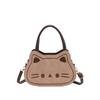 Popular Small Bag Female Cartoon Cute Cat Shoulder Handbag Foreign Texture Messenger Bag