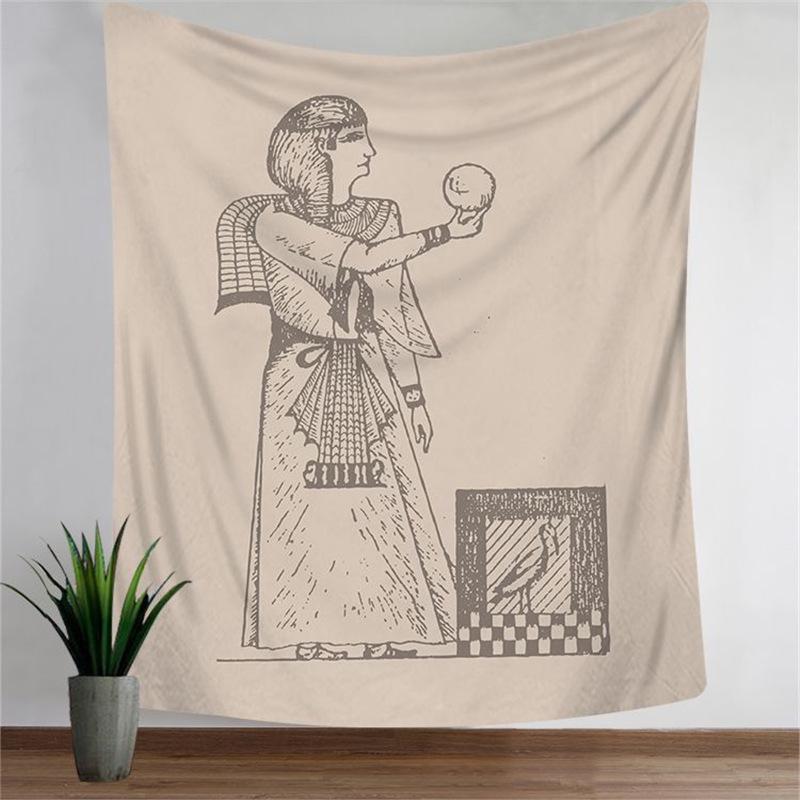 European Tarot Card Series Wall Tapestry - Decorative Polyester Landscape Hanging Cloth