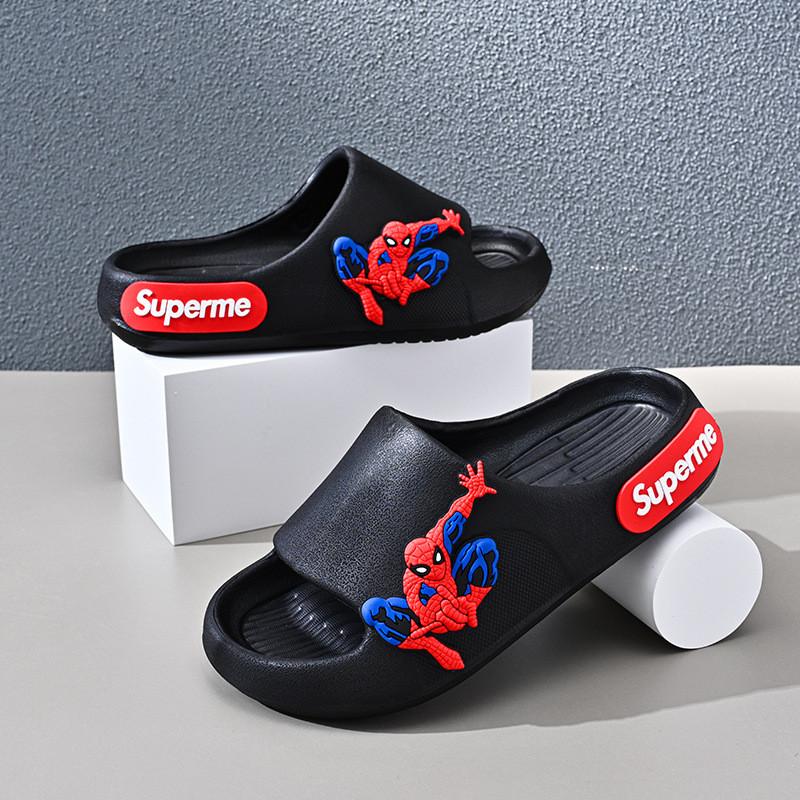 Jungen Bequeme Spider-Man Themen Indoor Rutschfeste Weiche Sohle Slipper Sandalen für Sommer