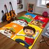 "Paw Patrol Characters Colorful Design" Patterned Carpet a Non Slip Rug Suitable for All Seasons and Any Setting, Gift