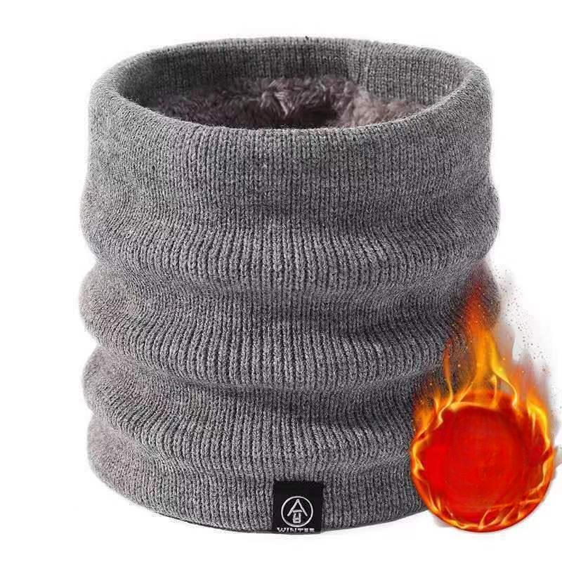 Scarf Winter Fleece Thickened Warm Student Neck Cover Outdoor Leisure Cycling Scarf