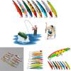 Durable Plastic Fishing Lures Set 10 Colors 8.5g 9.5cm Realistic Minnow Baits