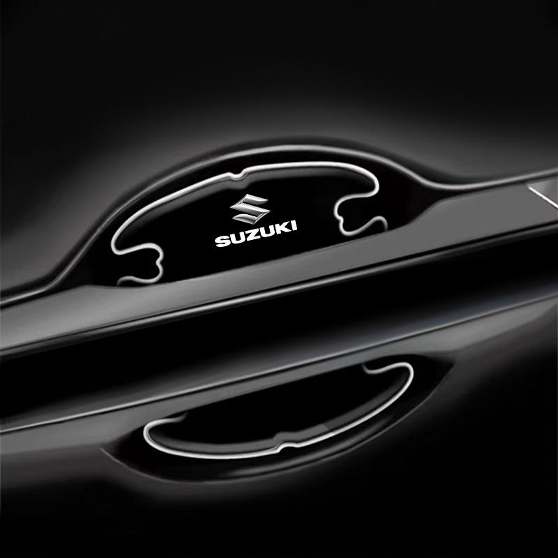 Car Body Anti-Collision Protection Strip Auto Door Handle Bowl Anti-Scratch Sticker for Suzuki Swift SX4 Samurai Sport Jimny Grand Vitara Alto GW250